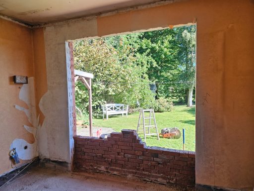Durchbruch Wand in Esszimmer