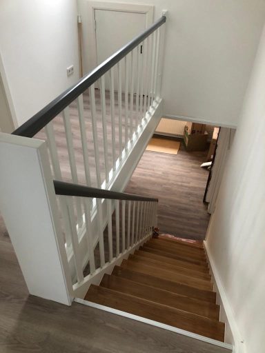 Restaurierte Treppe von oben